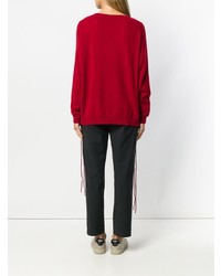 roter Oversize Pullover von P.A.R.O.S.H.