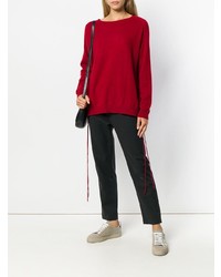roter Oversize Pullover von P.A.R.O.S.H.