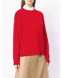 roter Oversize Pullover von Sofie D'hoore