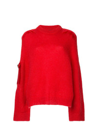 roter Oversize Pullover von Mother of Pearl