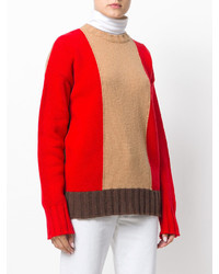 roter Oversize Pullover von Marni