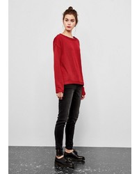 roter Oversize Pullover von Q/S designed by
