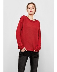 roter Oversize Pullover von Q/S designed by