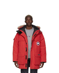 roter Parka von Canada Goose