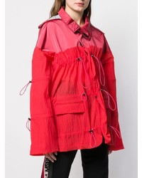 roter Parka von Unravel Project