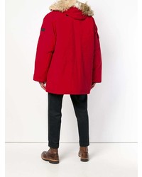 roter Parka von Canada Goose