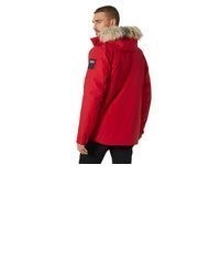 roter Parka von Helly Hansen