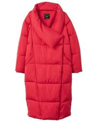 roter Parka von Mango