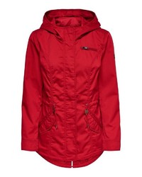 roter Parka von Only