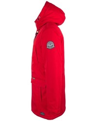 roter Parka von Schmuddelwedda