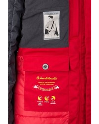 roter Parka von Schmuddelwedda