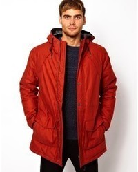 roter Parka von Selected
