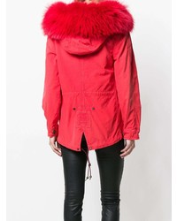 roter Parka von Mr & Mrs Italy