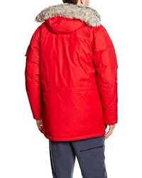 roter Parka von The North Face