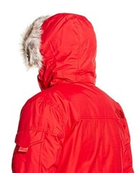 roter Parka von The North Face