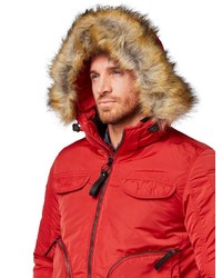 roter Parka von Tom Tailor