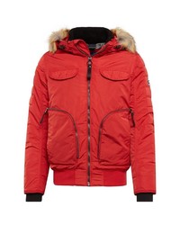 roter Parka von Tom Tailor