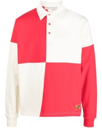 roter Polo Pullover mit Karomuster von Advisory Board Crystals