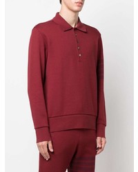 roter Polo Pullover von Thom Browne