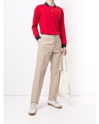 roter Polo Pullover von Kent & Curwen