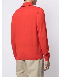 roter Polo Pullover von PS Paul Smith