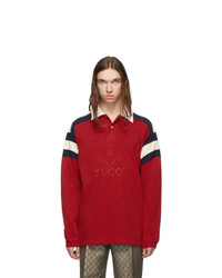 roter Polo Pullover von Gucci