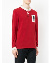 roter Polo Pullover von Kent & Curwen