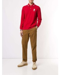 roter Polo Pullover von Kent & Curwen