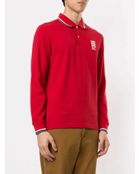 roter Polo Pullover von Kent & Curwen