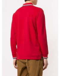 roter Polo Pullover von Kent & Curwen