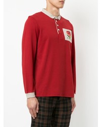 roter Polo Pullover von Kent & Curwen