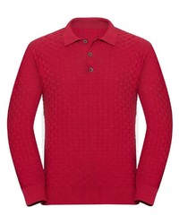 roter Polo Pullover von MARCO DONATI