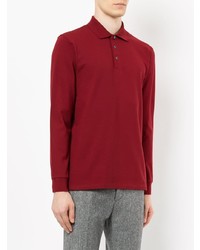 roter Polo Pullover von Gieves & Hawkes