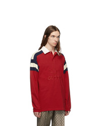 roter Polo Pullover von Gucci