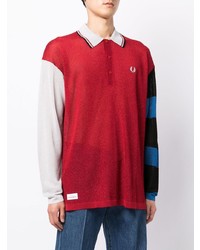 roter Polo Pullover von Charles Jeffrey Loverboy