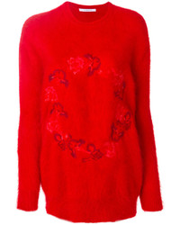 roter Pullover mit Blumenmuster von Givenchy