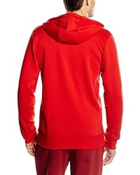 roter Pullover mit einem Kapuze von adidas