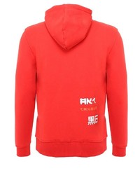 roter Pullover mit einem Kapuze von AKITO TANAKA