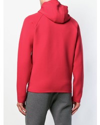 roter Pullover mit einem Kapuze von Aspesi