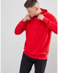 roter Pullover mit einem Kapuze von ONLY & SONS