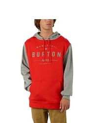 roter Pullover mit einem Kapuze von Burton