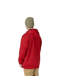 roter Pullover mit einem Kapuze von Burton