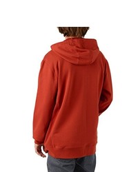 roter Pullover mit einem Kapuze von Burton