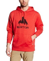 roter Pullover mit einem Kapuze von Burton