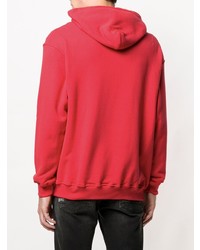 roter Pullover mit einem Kapuze von Represent