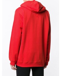 roter Pullover mit einem Kapuze von Kenzo