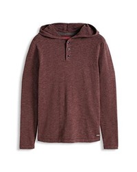 roter Pullover mit einem Kapuze von edc by Esprit