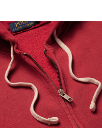 roter Pullover mit einem Kapuze von Polo Ralph Lauren