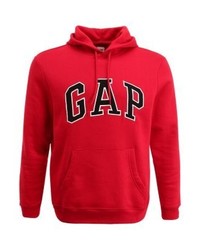 roter Pullover mit einem Kapuze von Gap