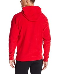 roter Pullover mit einem Kapuze von Helly Hansen